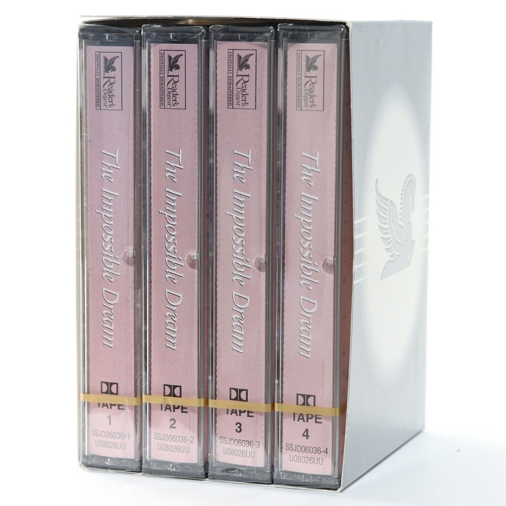 Reader's Digest: The impossible Dream, 4 Cassette Tape Box Set, 2009 NEW SEALED